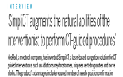 SimpliCT augments the natural abilities of the interventionist to perform CT-guided procedures